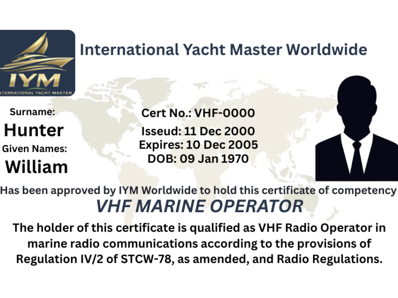 Captain Training course on a luxury yacht at International Yacht Master (IYM